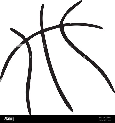 basketball lines on ball